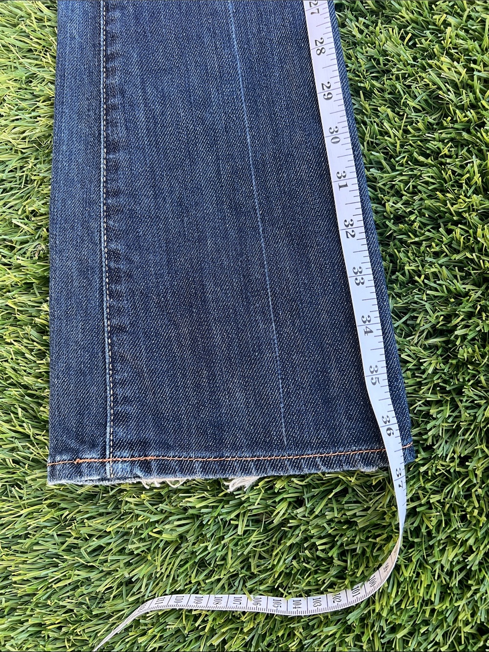 Lucky Brand Women's Dark Blue Flare Jeans - Picture 5 of 11